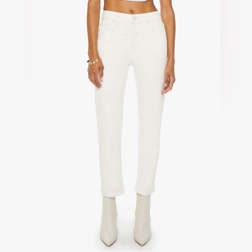 Mother - The Tomcat Ankle Jeans in Cream Puffs